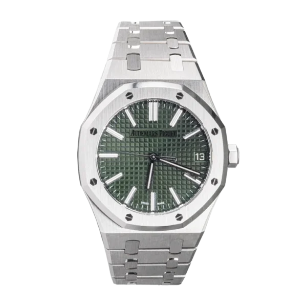 Audemars Piguet 15510ST Green in stainless steel