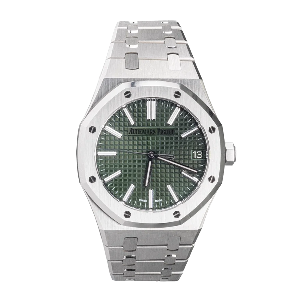 Audemars Piguet 15510ST Green in stainless steel