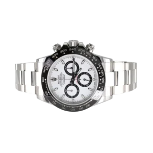 Rolex Daytona 2023 with white panda dial and ceramic bezel