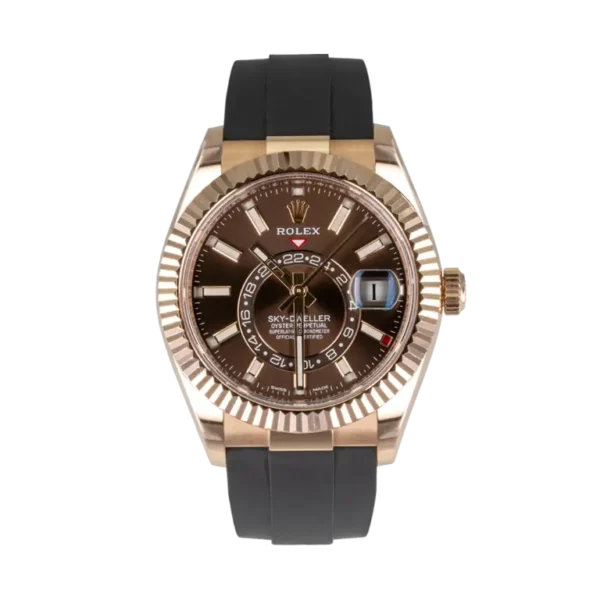 Rolex Sky Dweller Chocolate Dial Oyster Perpatual Watch